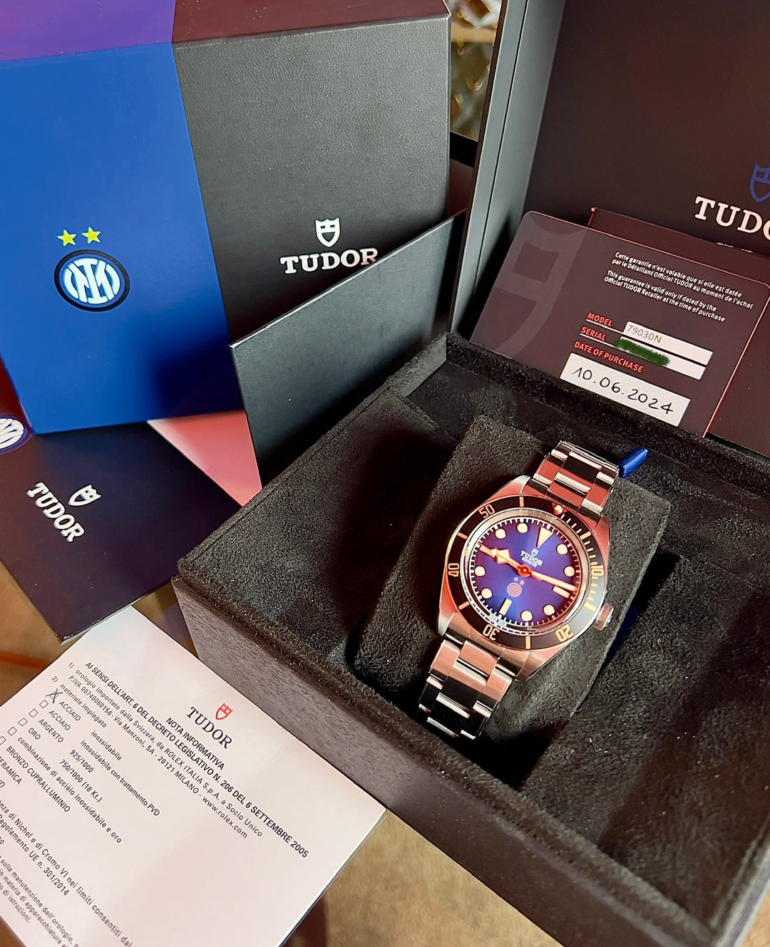 Tudor Black Bay Fifty-Eight 79030 INTER | NEW 2024 | STICKERS