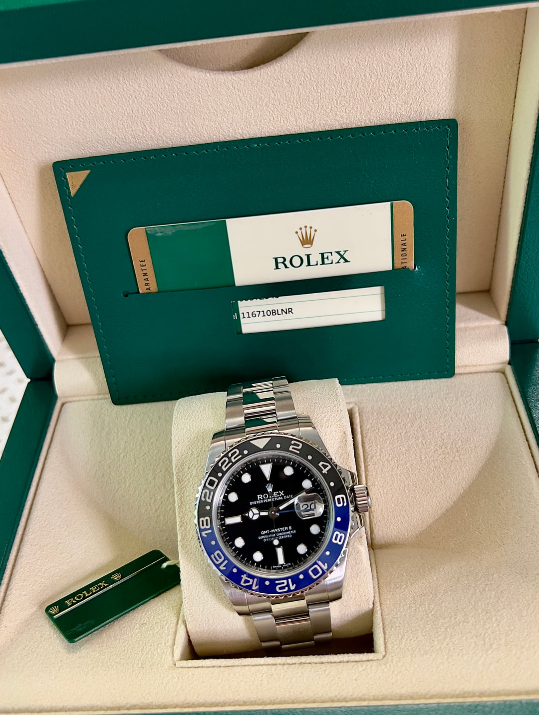 Rolex GMT-Master II "Batman" 116710BLNR 20151