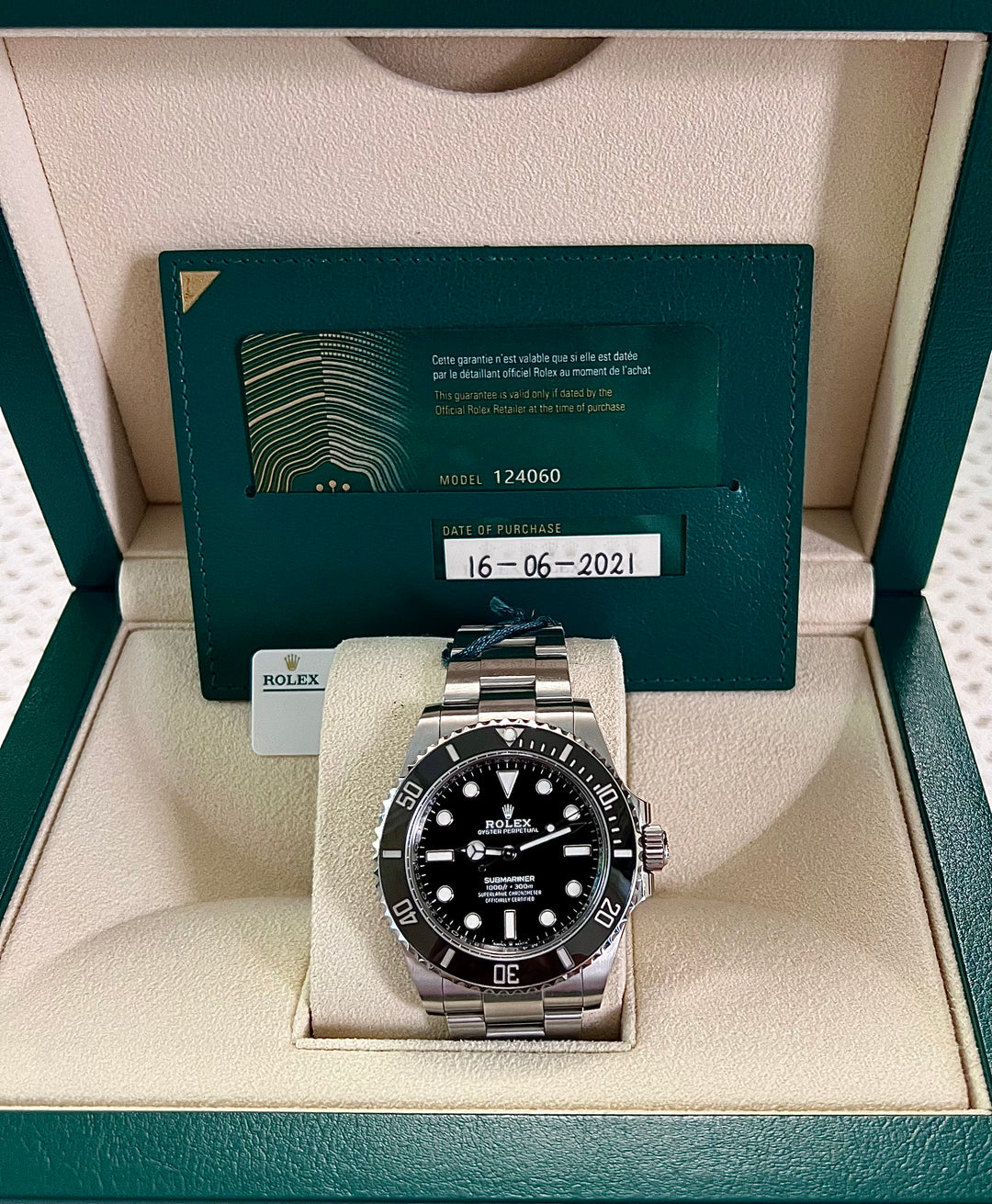 Rolex Submariner (No Date) 124060 | 2021 | LIKE NEW