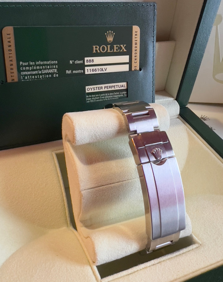 Rolex Submariner Date 116610LV | 2012 | HULK | LIKE NEW