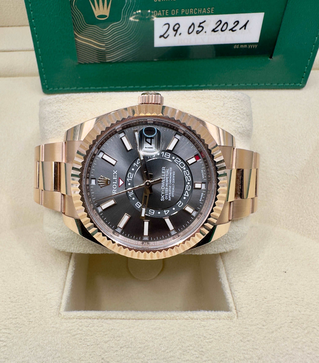 Rolex Sky-Dweller 326935 | 2021 | Rhodium LIKE NEW