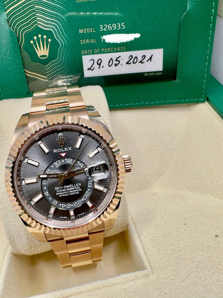 Rolex Sky-Dweller 326935 | 2021 | Rhodium LIKE NEW