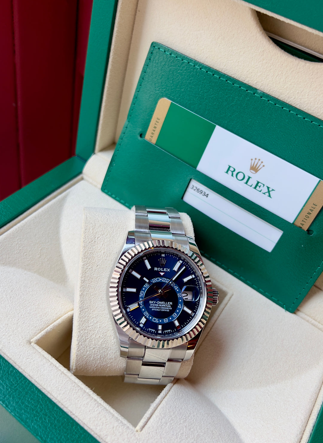 Rolex Sky-Dweller 326934 | 2018 | LIKE NEW | FULL SET