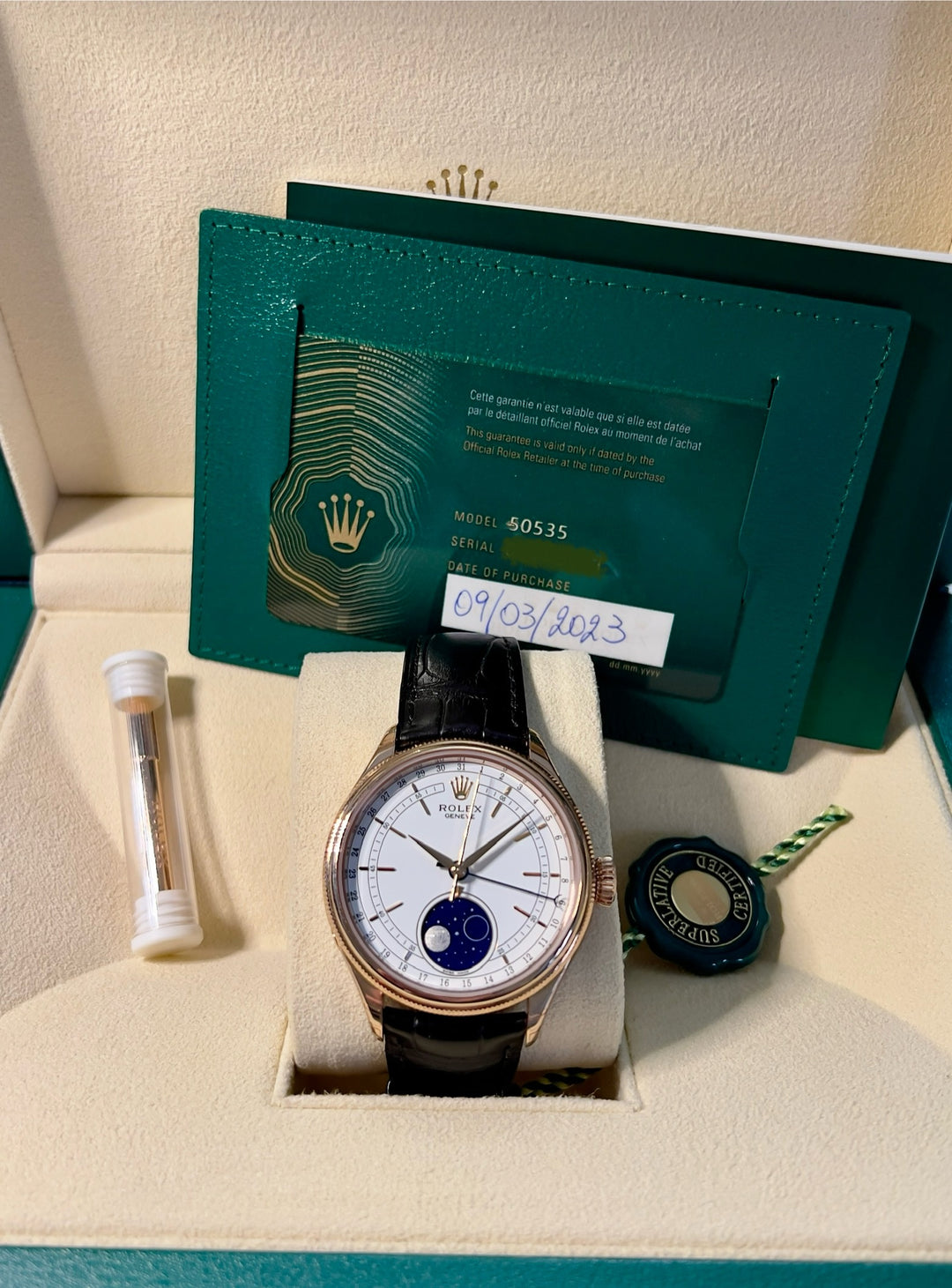 Rolex Cellini Moonphase 50535