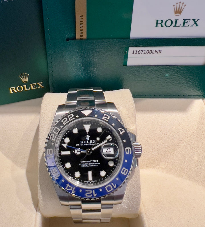 Rolex GMT-Master II "Batman" 116710BLNR | 99% NEW | PARTIAL STICKERS