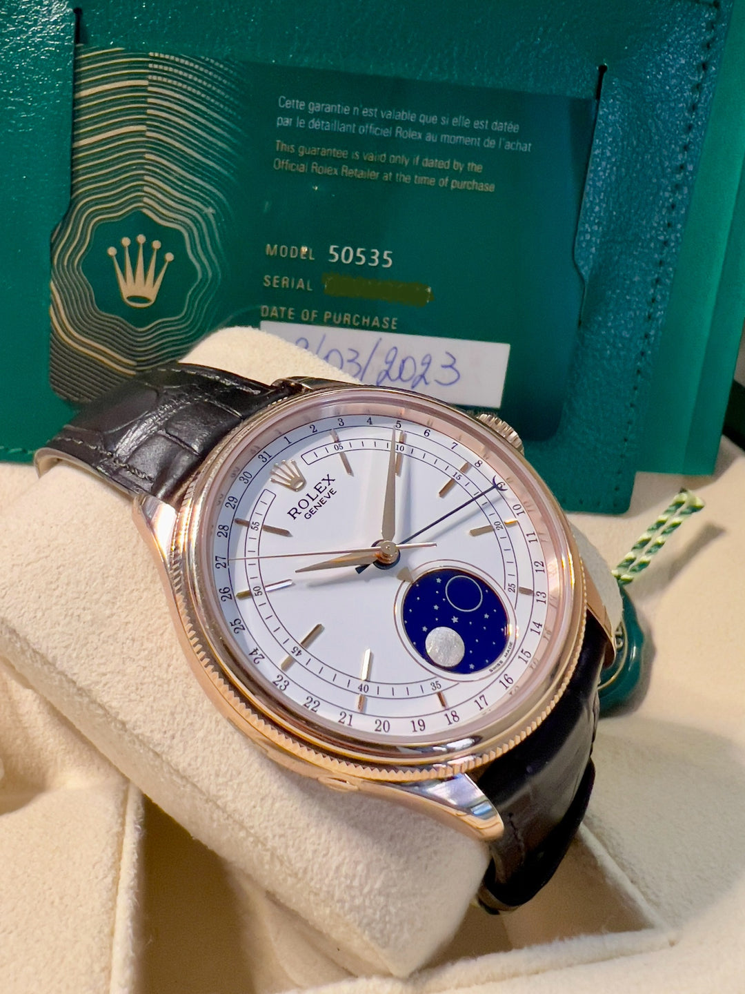 Rolex Cellini Moonphase 50535