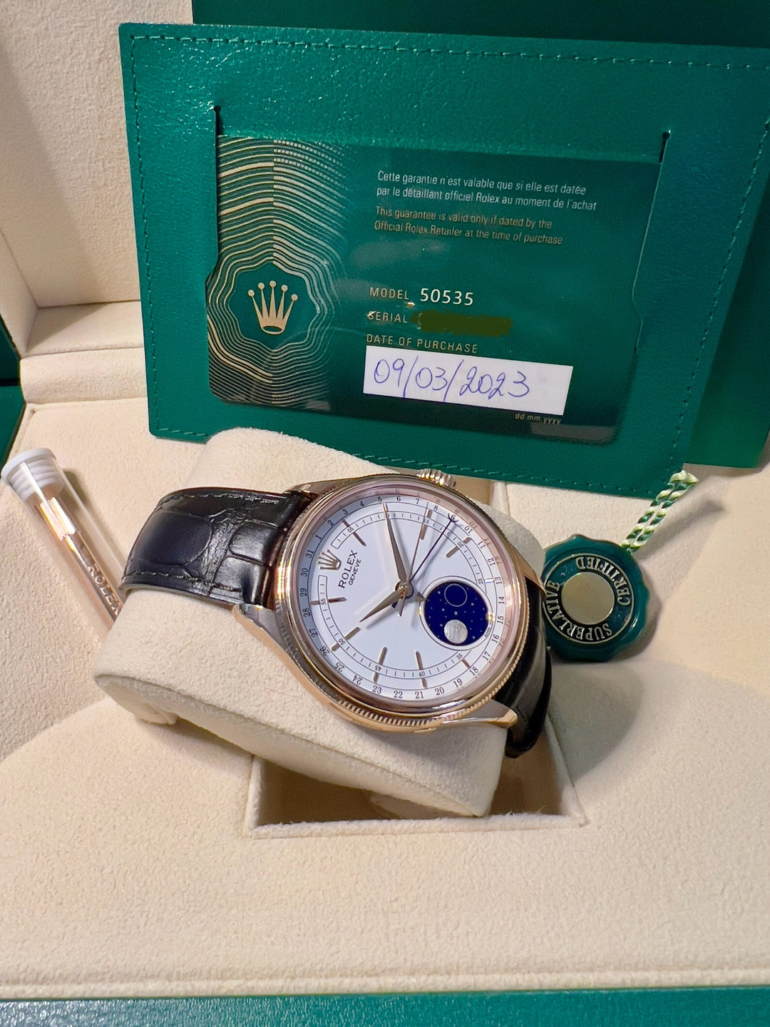 Rolex Cellini Moonphase 50535