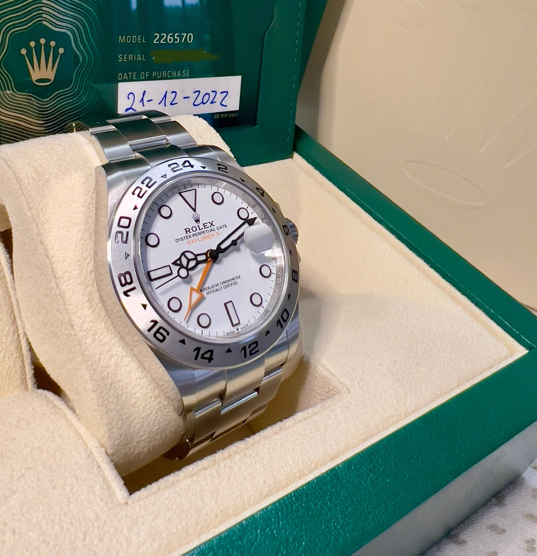 Rolex Explorer II 226570 | 2022 | NEW 99%