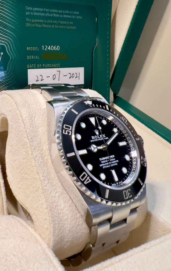 Rolex Submariner (No Date) 124060 | 2021