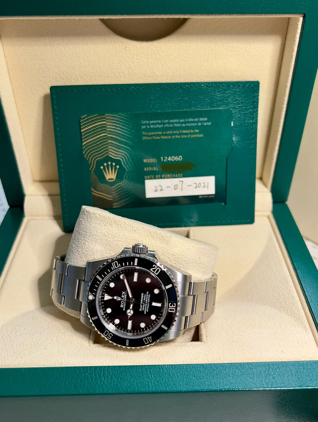 Rolex Submariner (No Date) 124060 | 2021