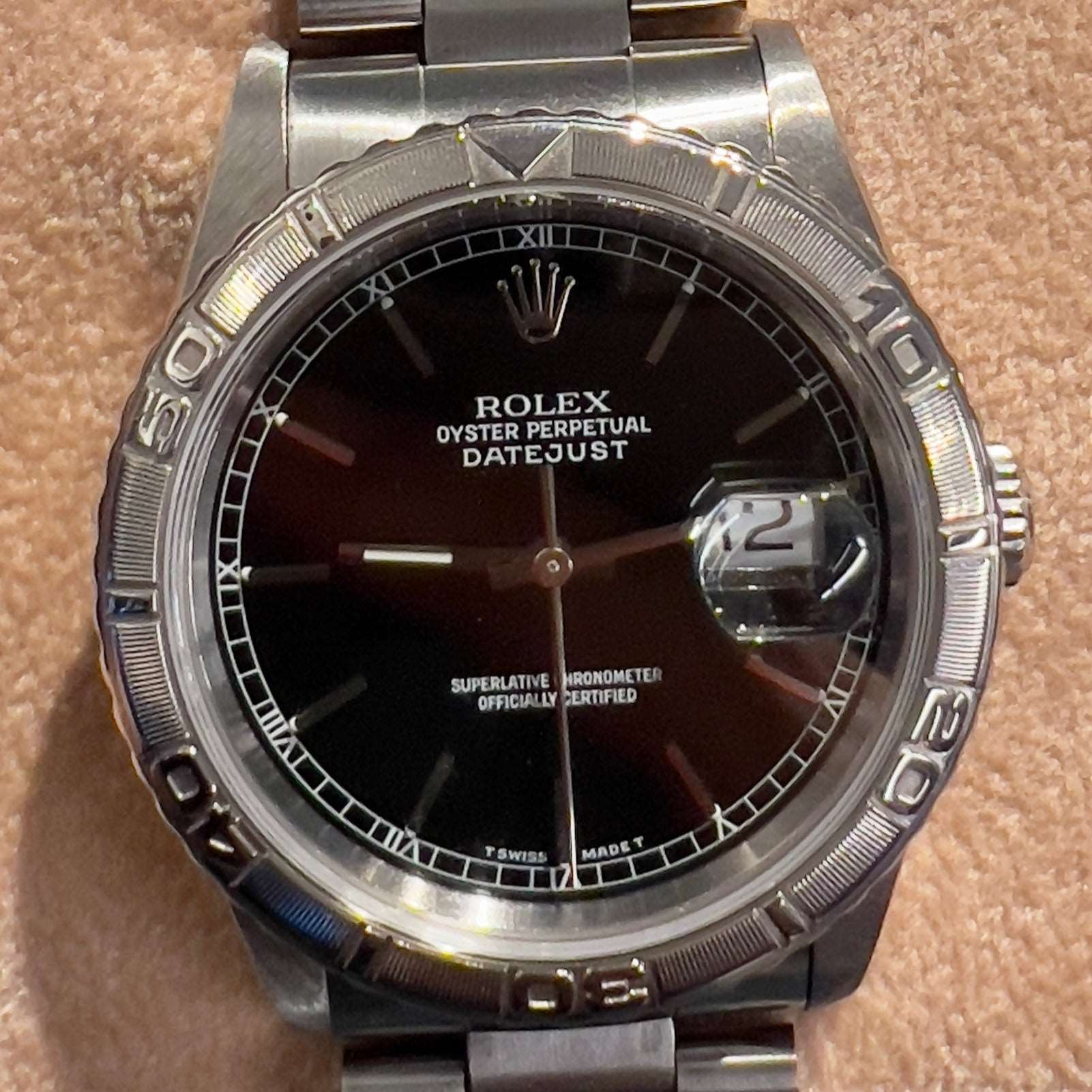 Rolex datejust thunderbird discount 16264