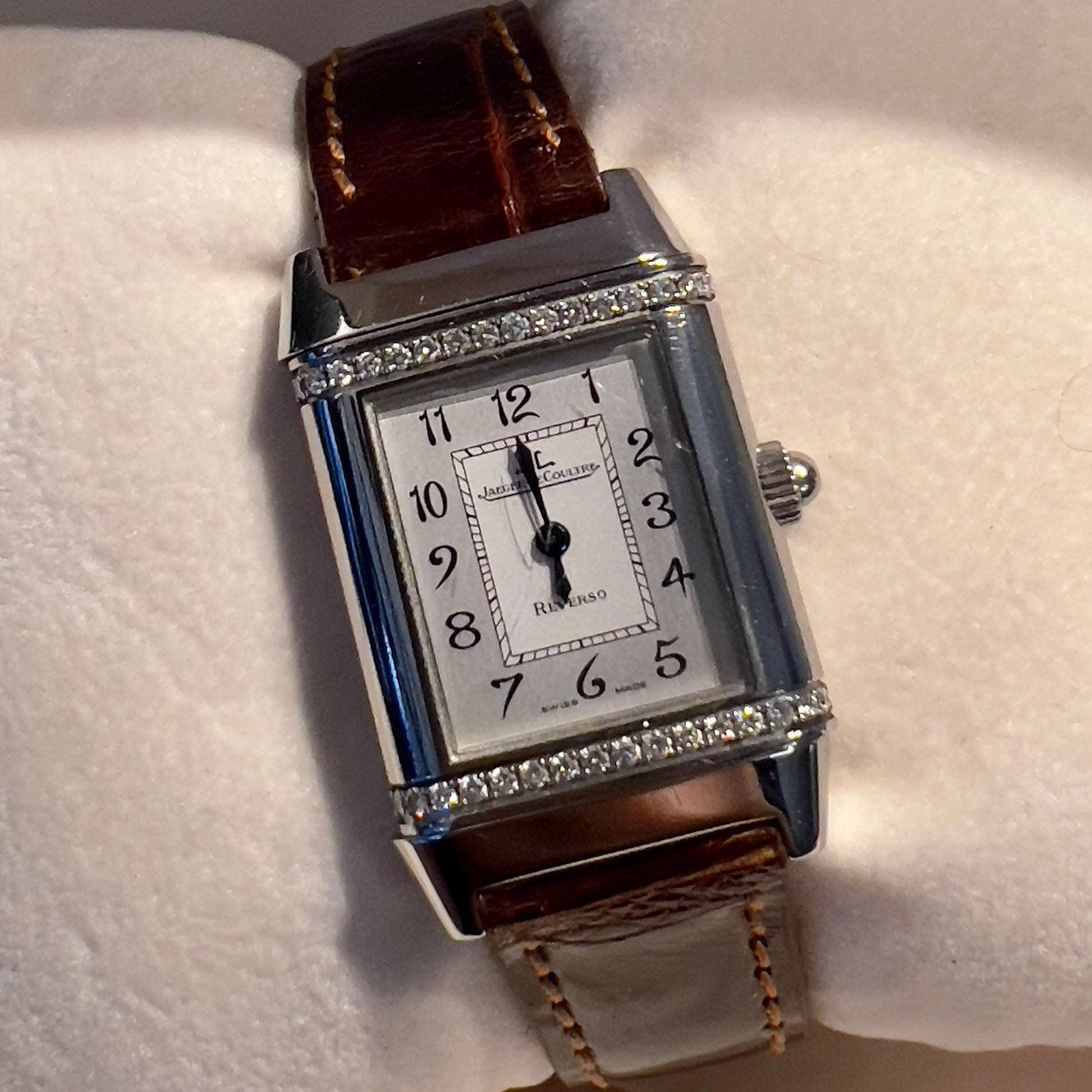 Jaeger LeCoultre Reverso Classique Diamond Full Set TOP WATCHES