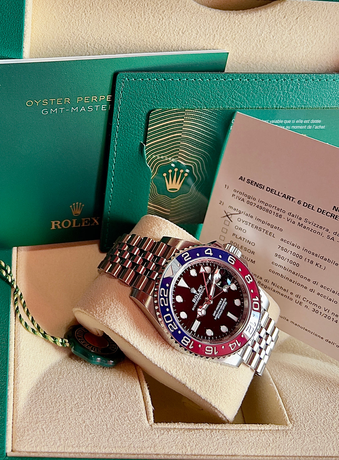 Rolex GMT-Master II 126710BLRO | 2022 | ITA | PEPSI