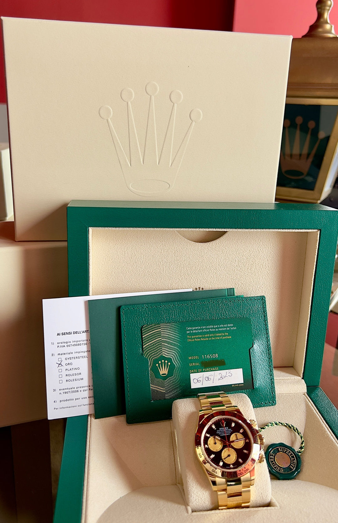 Rolex Daytona 116508 | 2023 | LIKE NEW | ENG | NEWMAN
