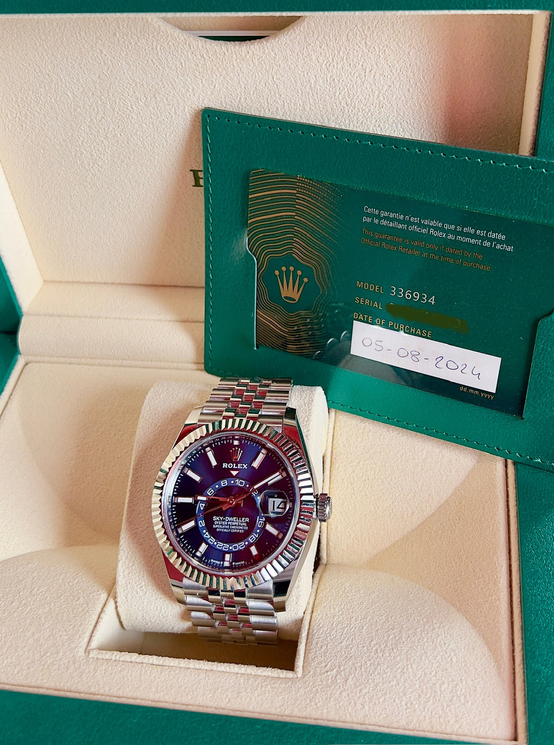 Rolex Sky-Dweller 336934 | 2024 | FULL SET | LIKE NEW