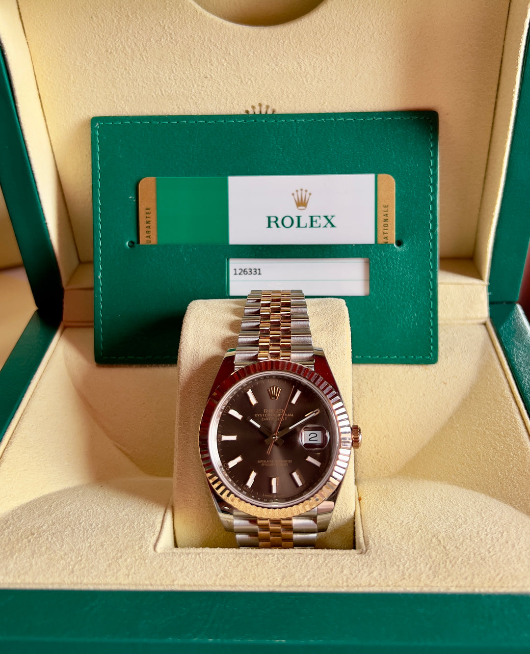 Rolex Datejust 41 126331 | 2019 | CHOCOLATE