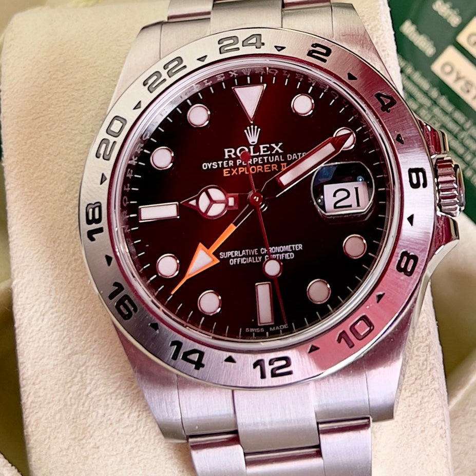 Rolex Explorer II 216570 | FULL SET | 2012 | LIKE NEW