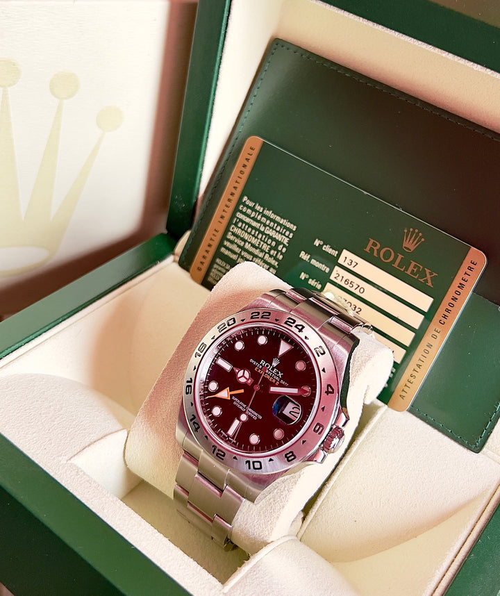 Rolex Explorer II 216570 | FULL SET | 2012 | LIKE NEW