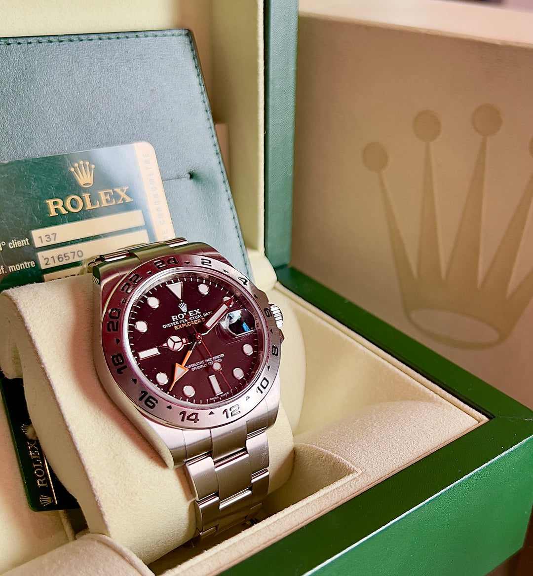 Rolex Explorer II 216570 | FULL SET | 2012 | LIKE NEW