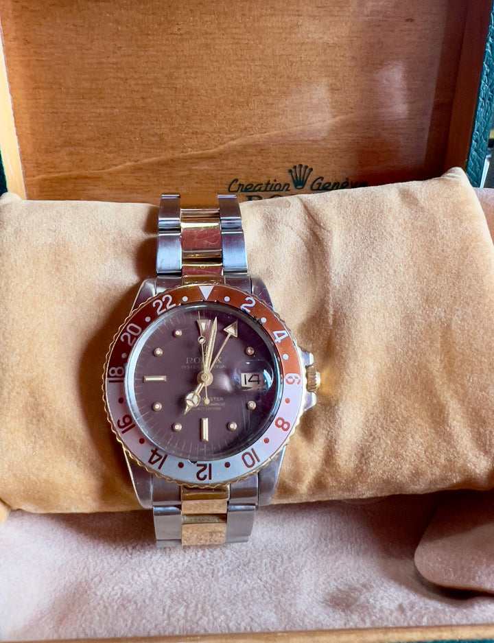 Rolex GMT-Master 1675 | 1975 | FULL SET | TIGER EYE | NIPPLE