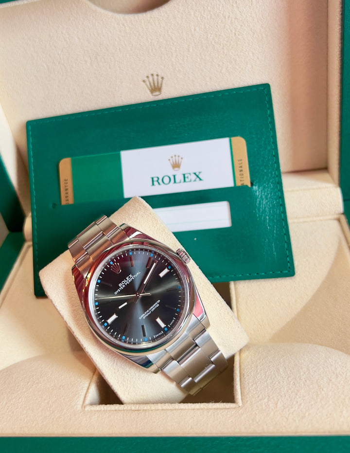 Rolex Oyster Perpetual 39 114300 | RHODIUM | 2020 | LIKE NEW