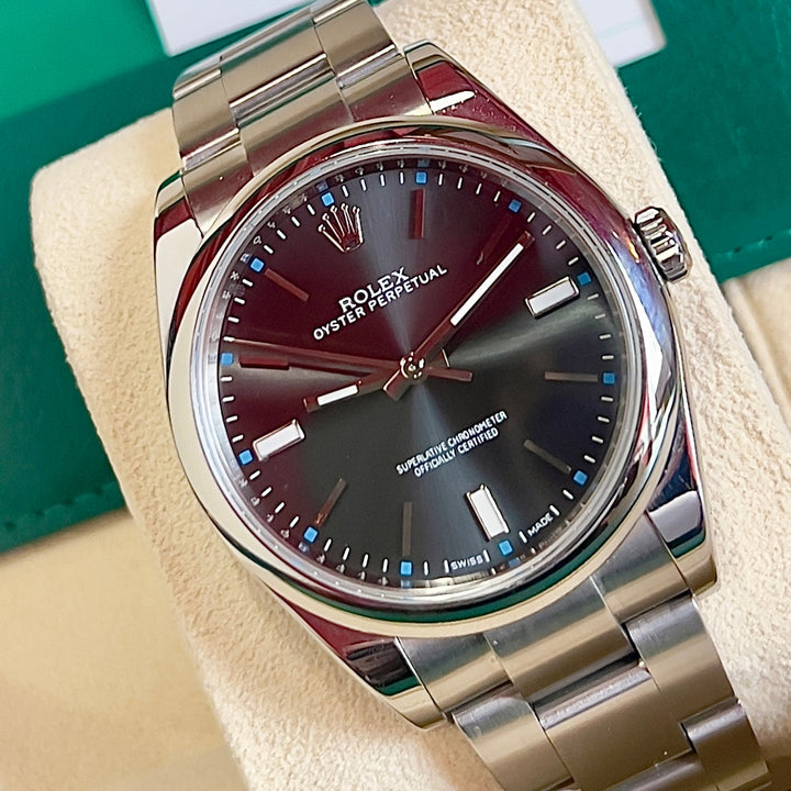 Rolex Oyster Perpetual 39 114300 | RHODIUM | 2020 | LIKE NEW