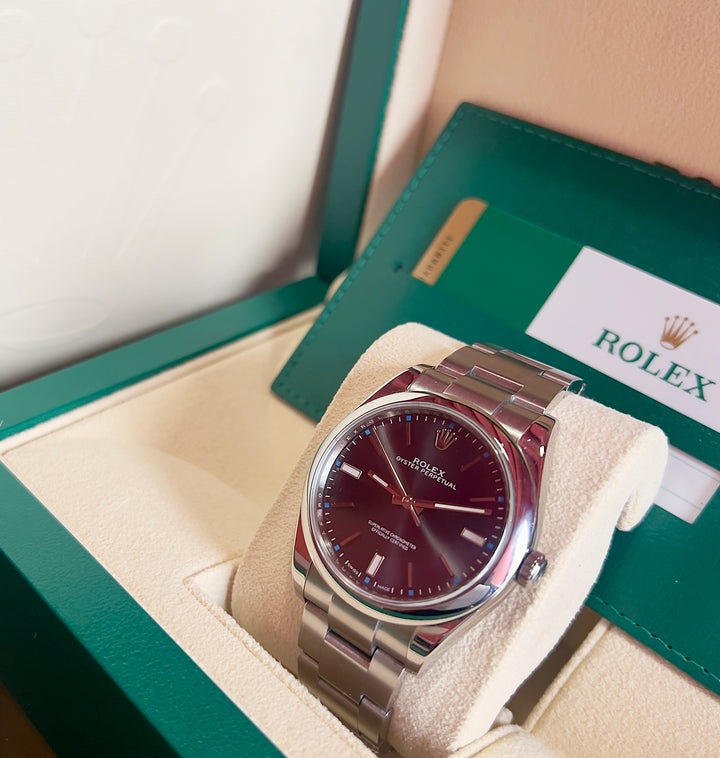 Rolex Oyster Perpetual 39 114300 | RHODIUM | 2020 | LIKE NEW