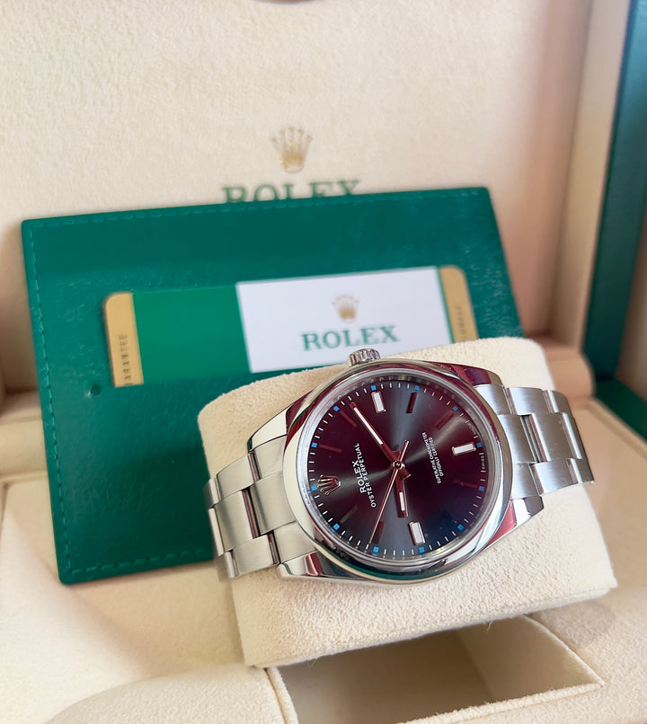 Rolex Oyster Perpetual 39 114300 | RHODIUM | 2020 | LIKE NEW