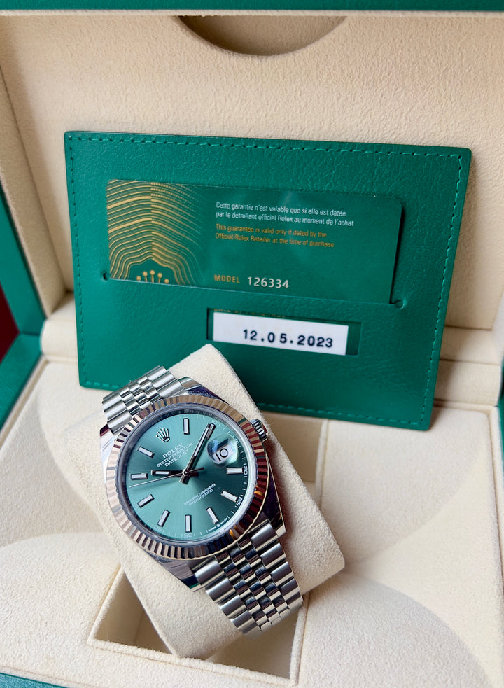 Rolex Datejust 41 126334 | MINT GREEN | 2023