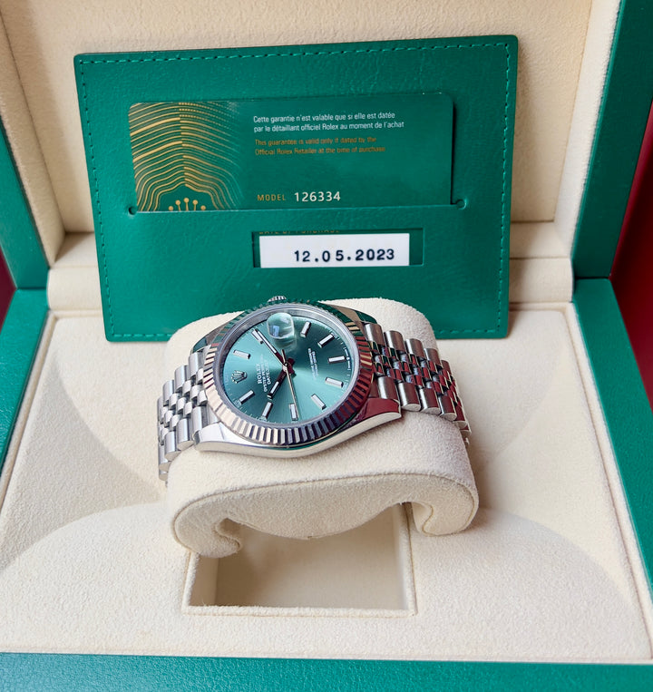 Rolex Datejust 41 126334 | MINT GREEN | 2023