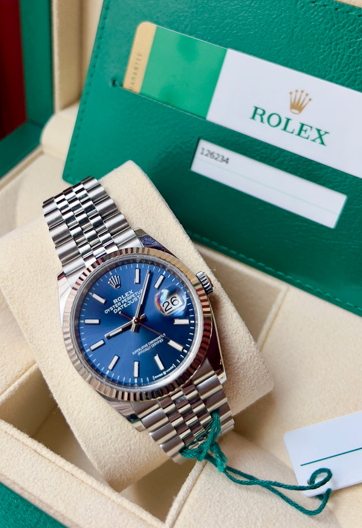 Rolex Datejust 36 126234 | BLUE | 2019 | LIKE NEW