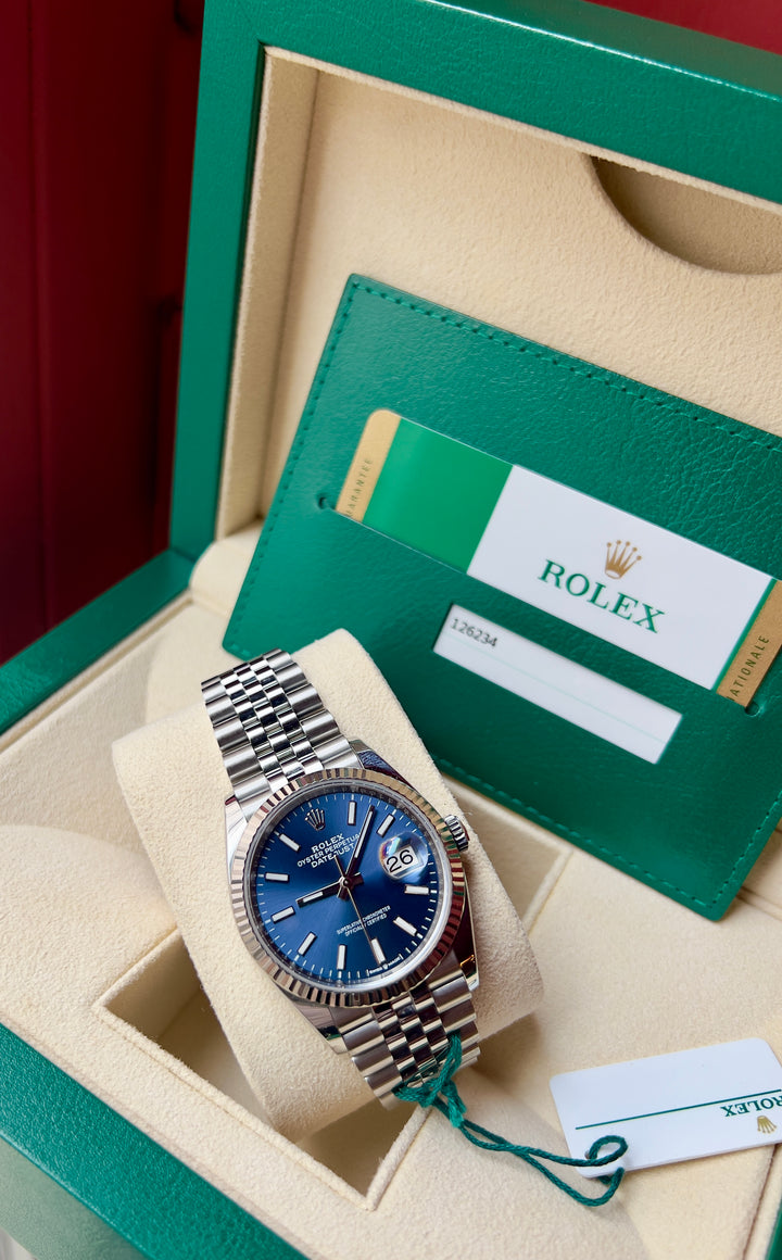 Rolex Datejust 36 126234 | BLUE | 2019 | LIKE NEW