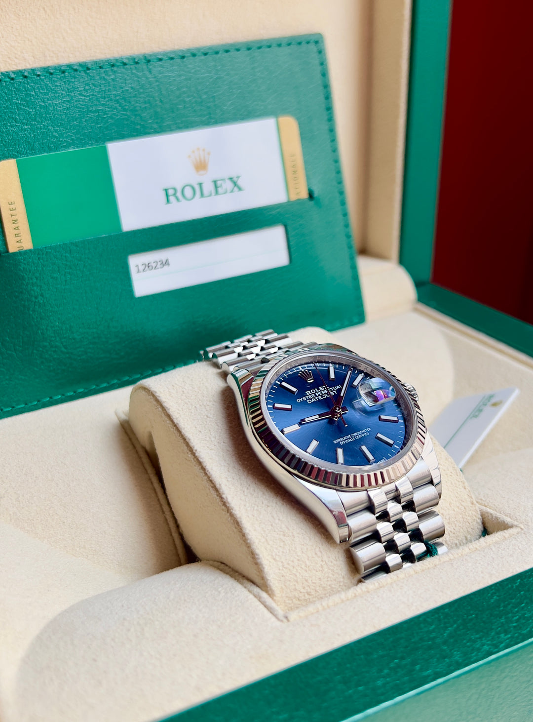 Rolex Datejust 36 126234 | BLUE | 2019 | LIKE NEW
