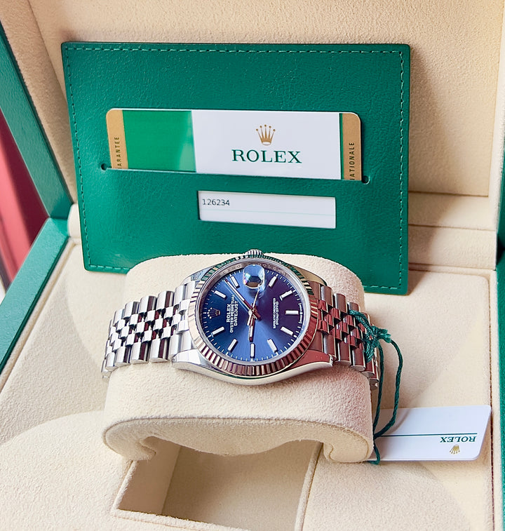 Rolex Datejust 36 126234 | BLUE | 2019 | LIKE NEW