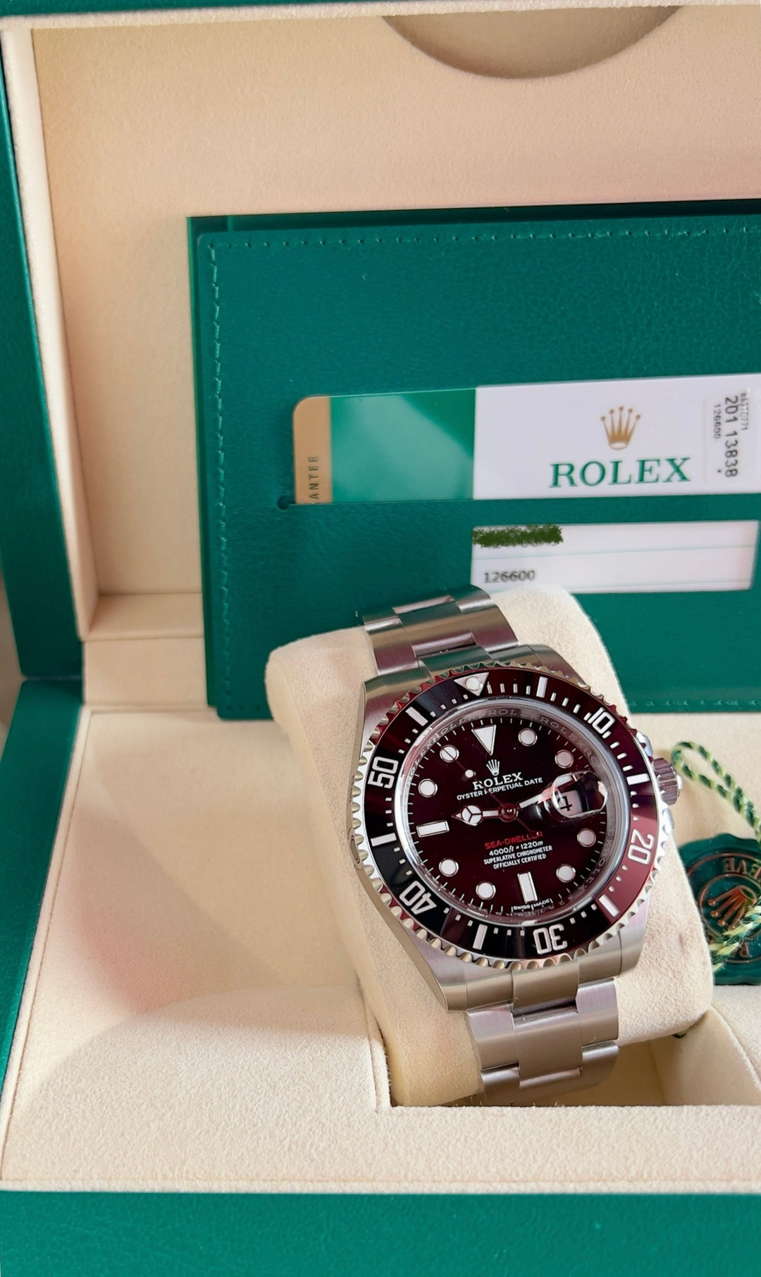 Rolex Sea-Dweller 126600 | NEW STICKERS | MARK I | 2018