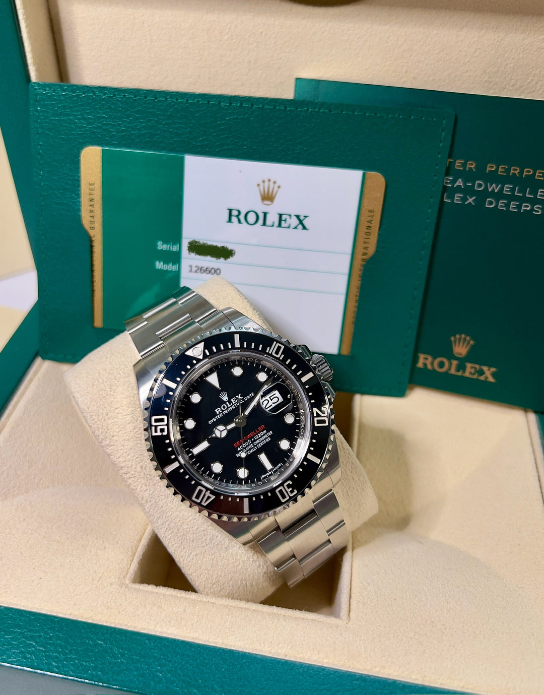 Rolex Sea-Dweller 126600 | MARK I | NEW FULL STICKERS