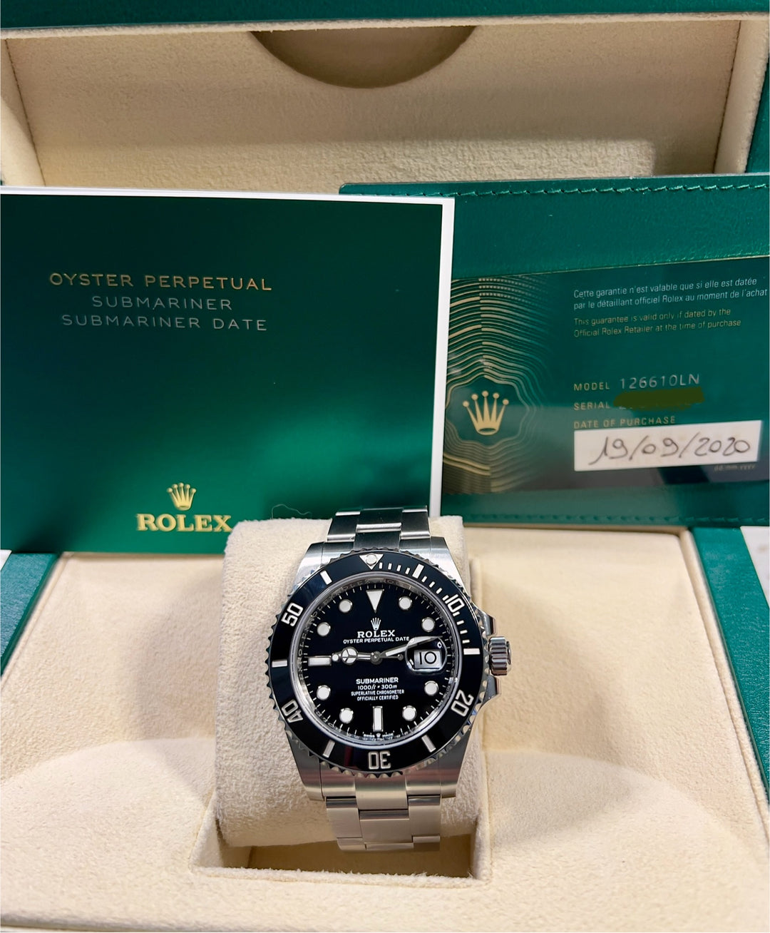 Rolex Submariner Date 126610LN | 2020 | ITA | LIKE NEW