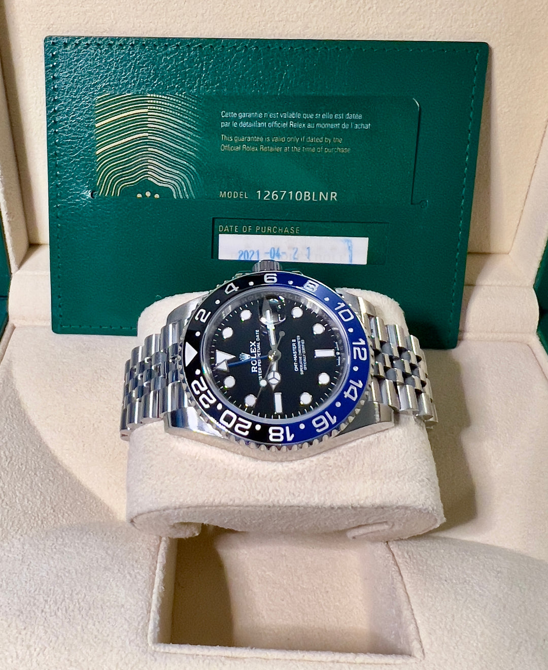 Rolex GMT-Master II 126710BLNR | 2021