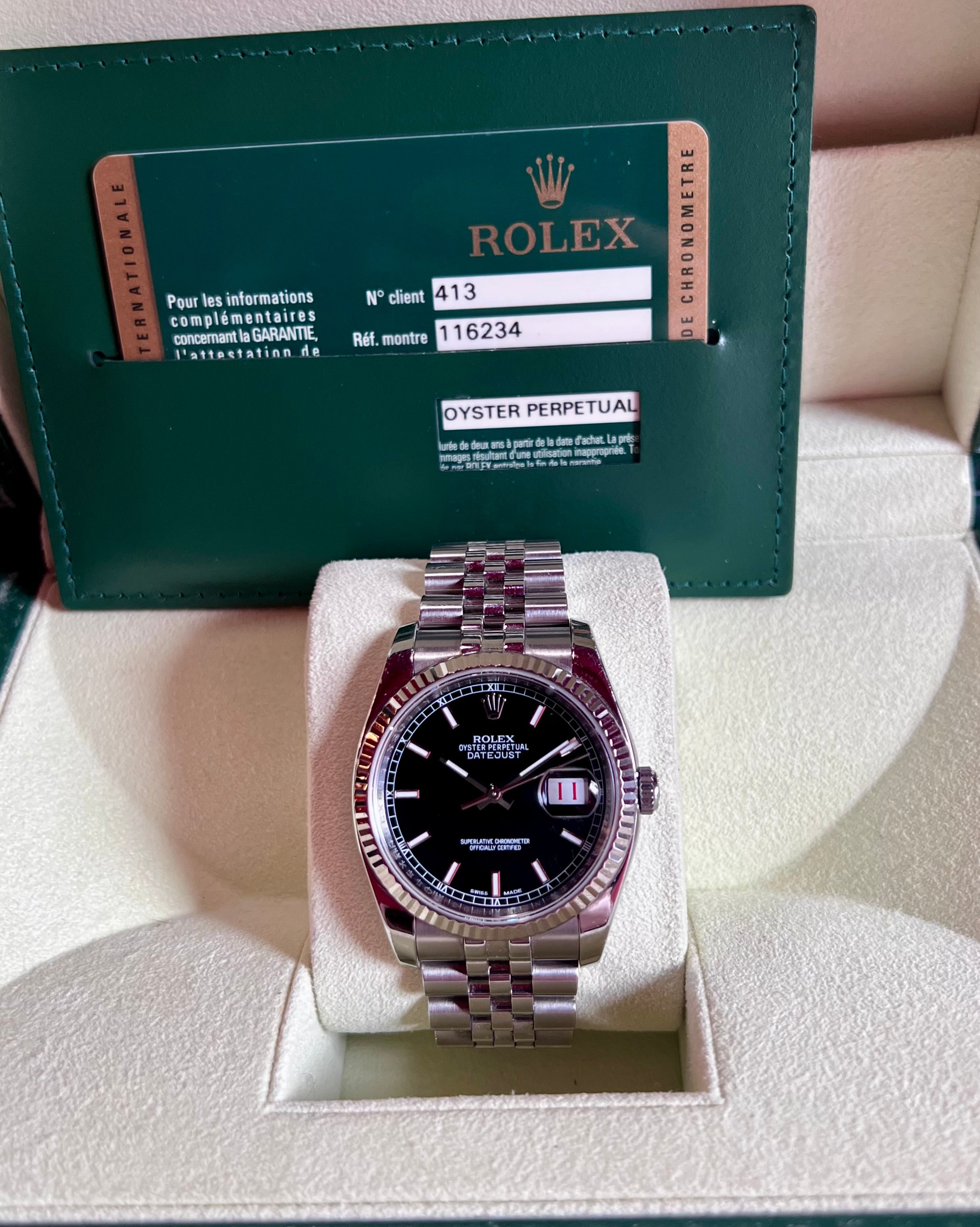 Rolex Datejust 36 116234 | 2013 | SERVICE ROLEX 2023 – TOP WATCHES