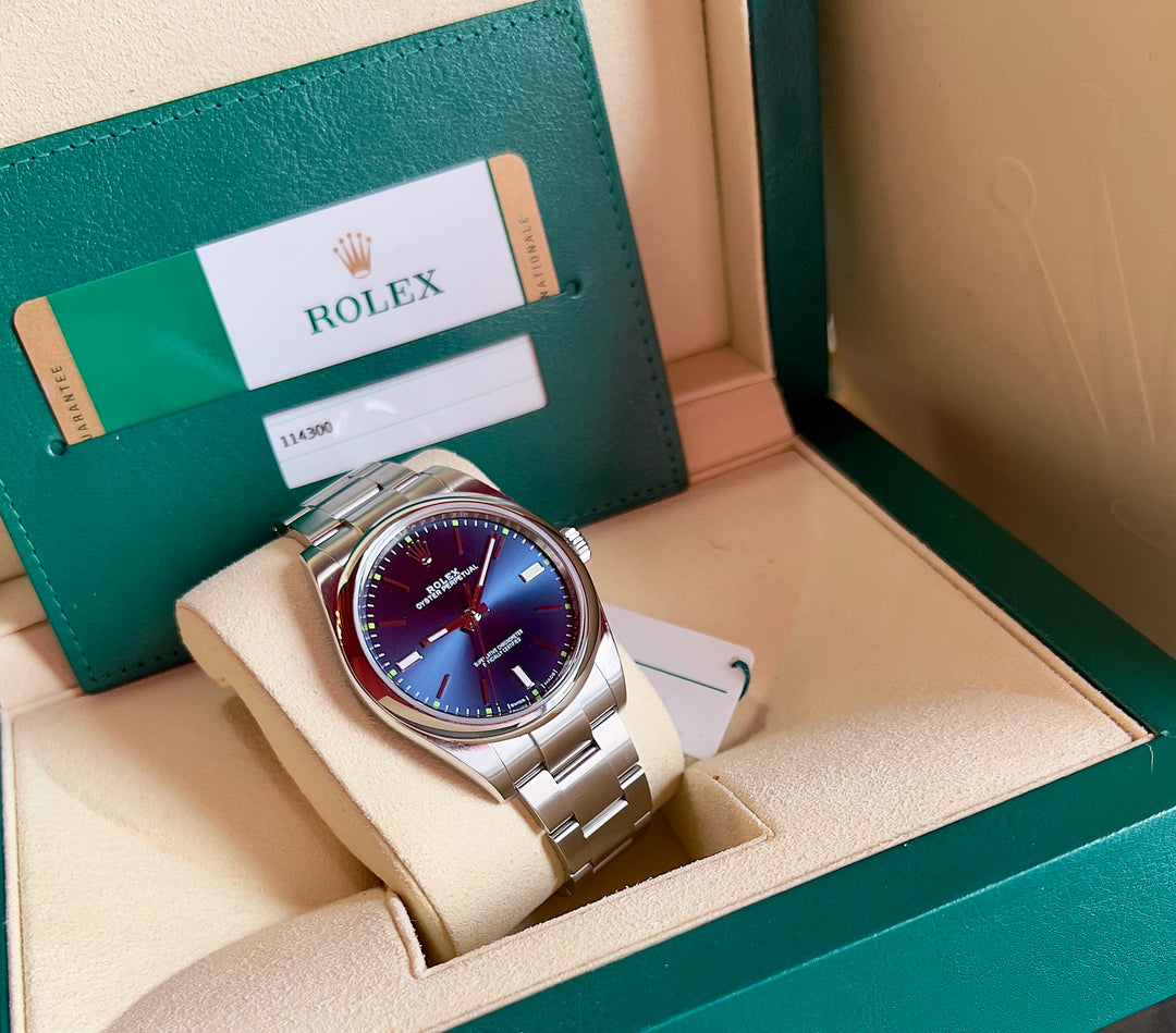 Rolex Oyster Perpetual 39 2018 | BLUE