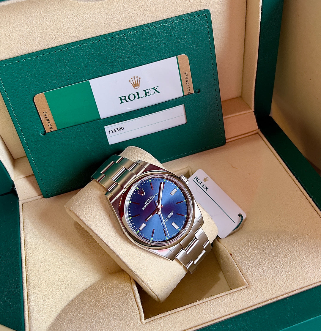 Rolex Oyster Perpetual 39 2018 | BLUE