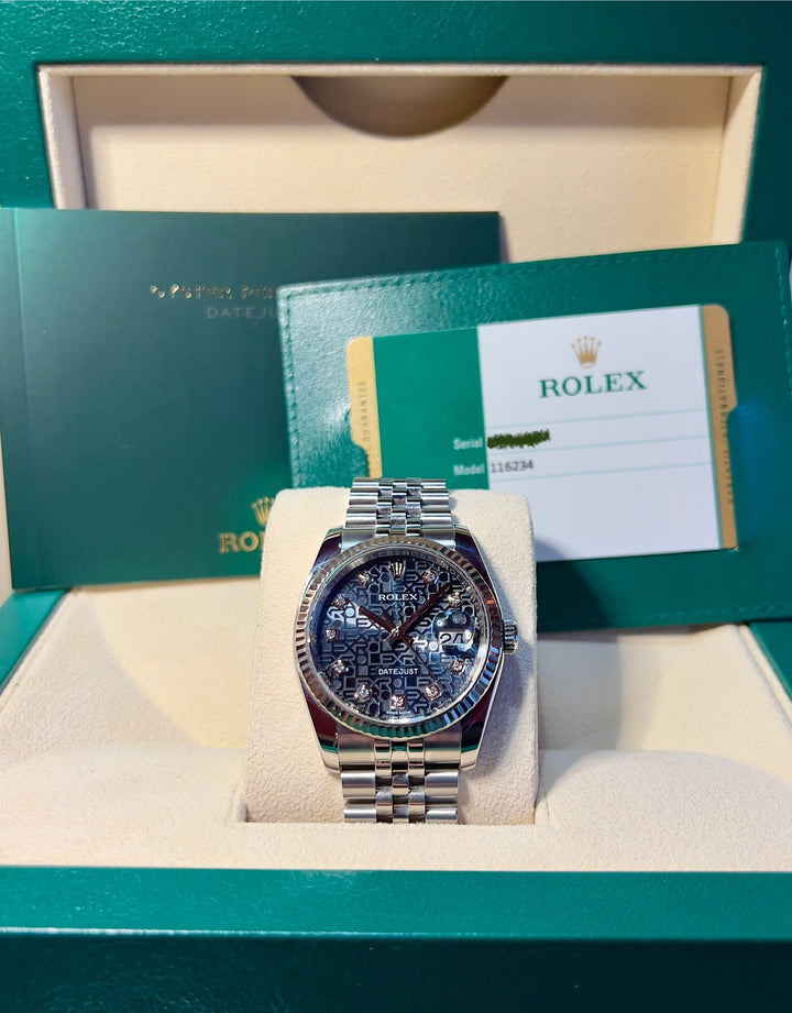 Rolex Datejust 36 116234 BLUE DIAMOND | 2018