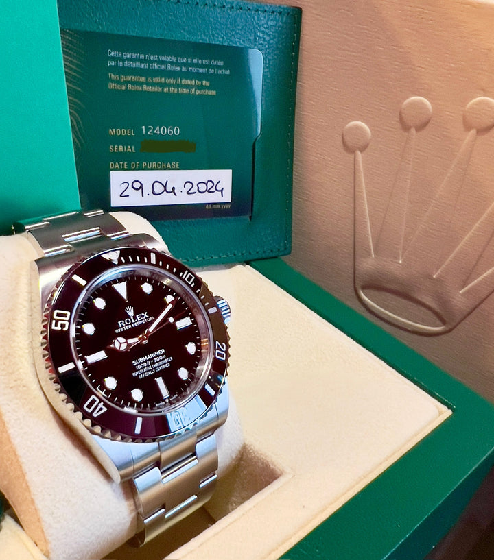 Rolex Submariner (No Date) 124060 NEW 2024