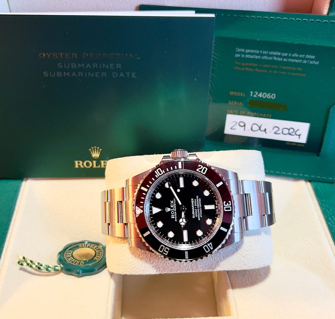 Rolex Submariner (No Date) 124060 NEW 2024