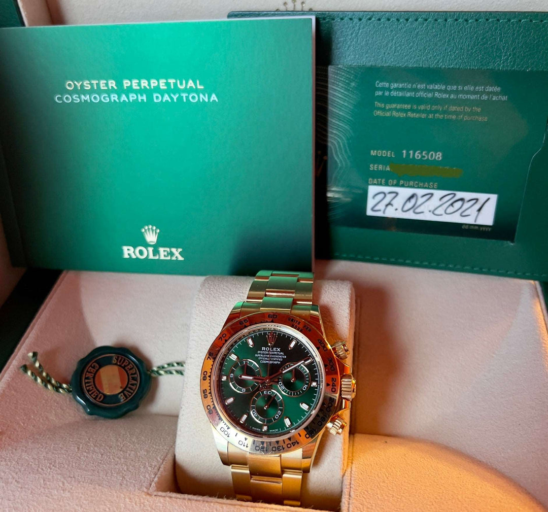 Rolex Daytona 116508 GREEN | 2021 ITA