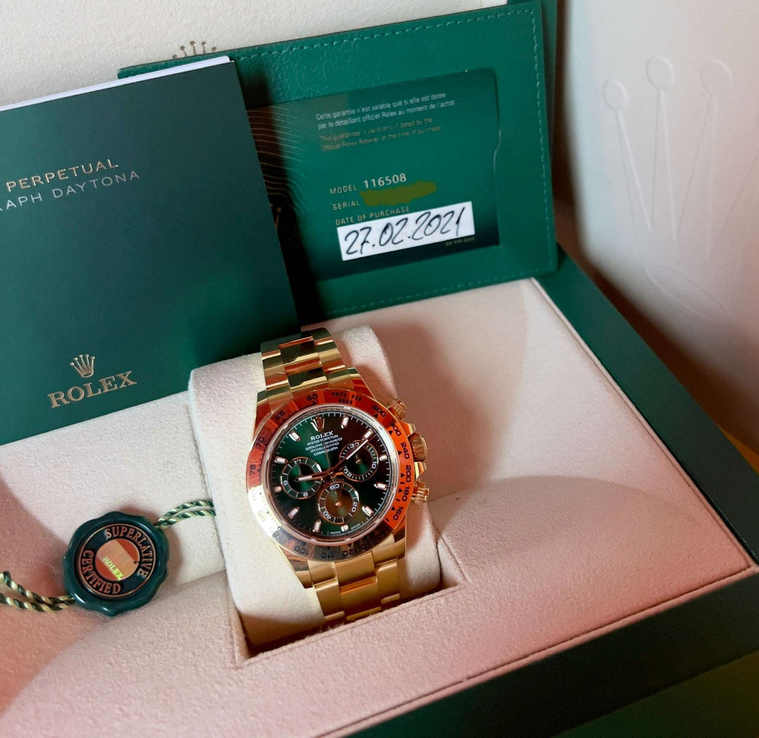 Rolex Daytona 116508 GREEN | 2021 ITA