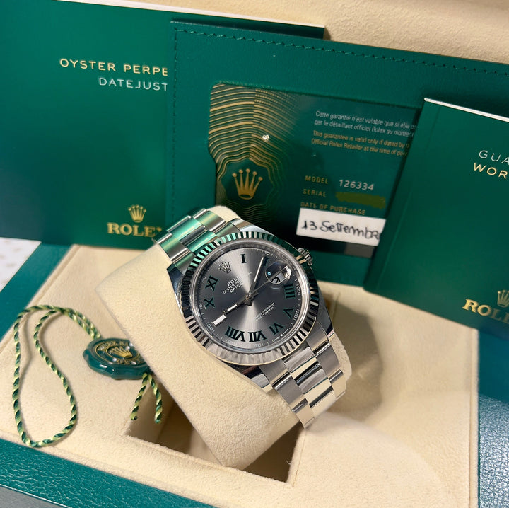 Rolex Datejust 41 126334 WIMBLEDON NEW 2024 | ITA