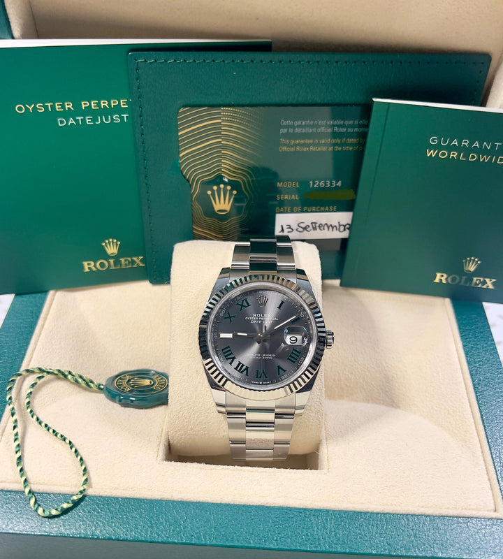 Rolex Datejust 41 126334 WIMBLEDON NEW 2024 | ITA