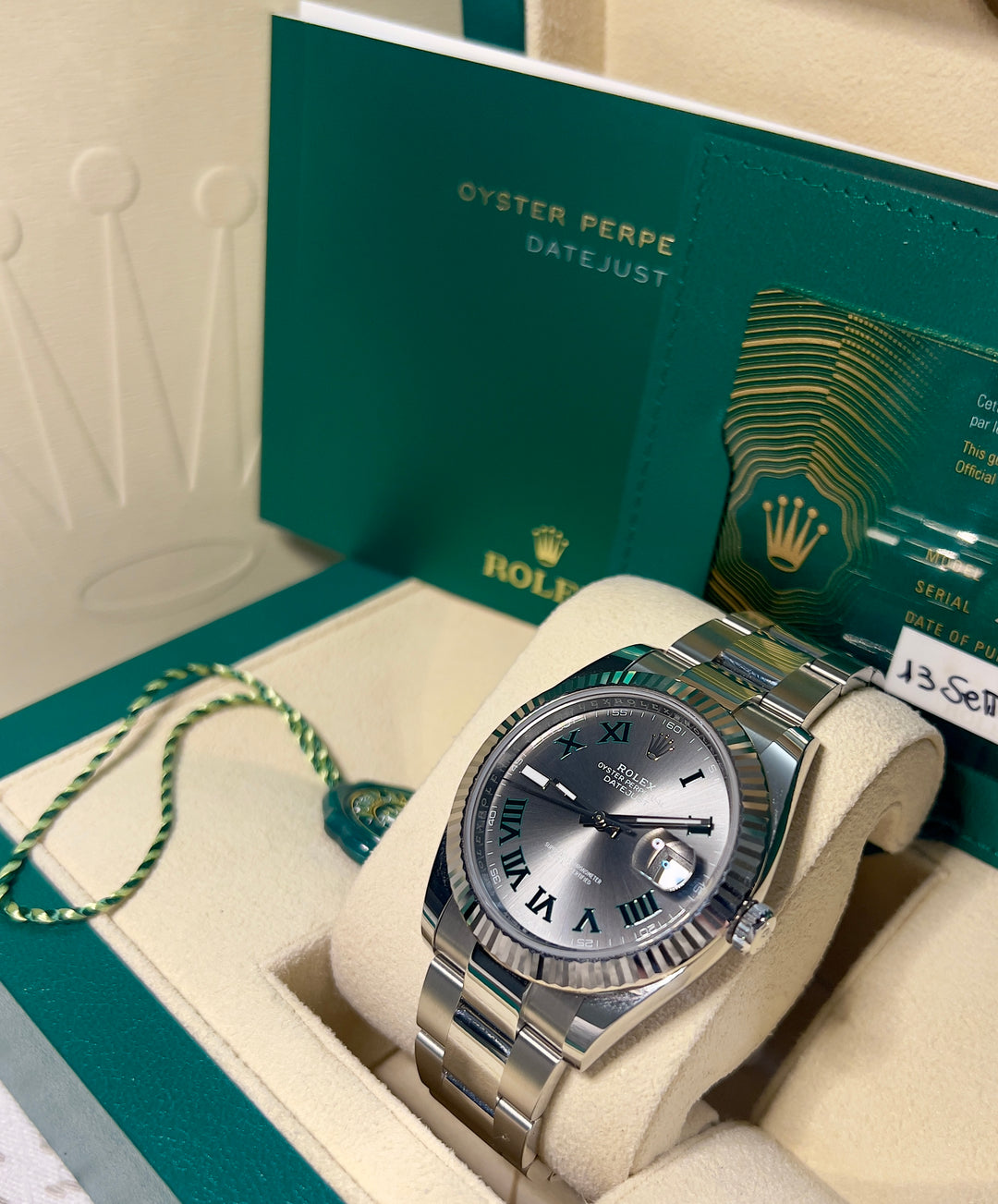 Rolex Datejust 41 126334 WIMBLEDON NEW 2024 | ITA