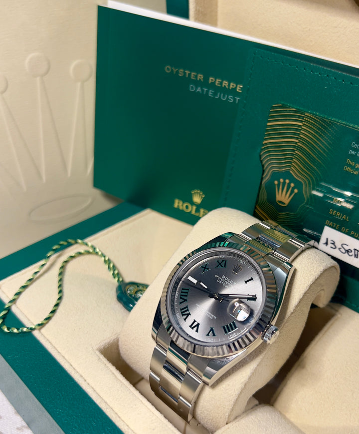 Rolex Datejust 41 126334 WIMBLEDON NEW 2024 | ITA